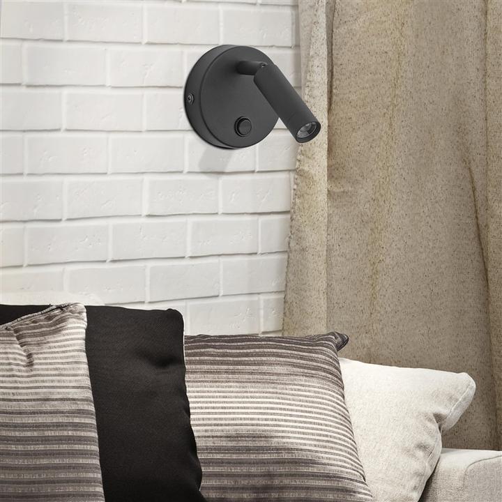 Actual product image TK Lighting WALL LIGHT ENZO G9 BLACK 4237 (G9)