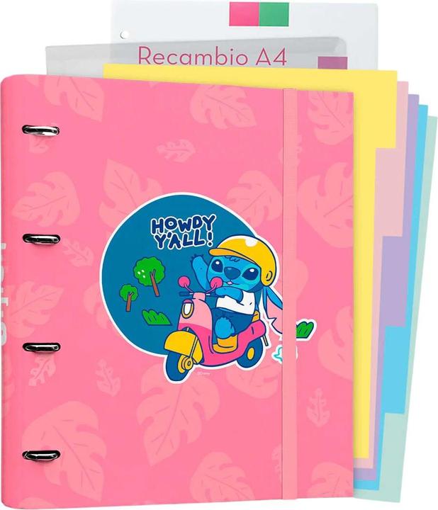 Image du produit Disney Grupo Erik CARPEBLOCK 4 Rings Premium Stitch (A4, 1 pcs)