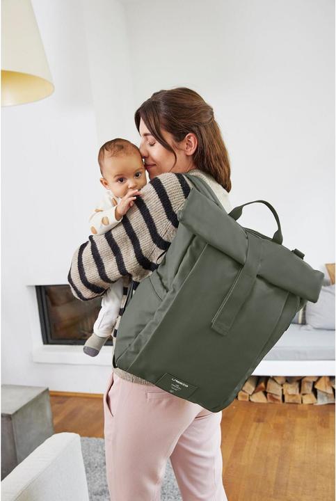 Image du produit Lässig Sac à dos à langer Rolltop Up Green Label