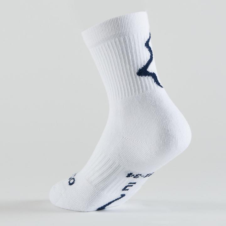 Produktbild Artengo Kinder Tennissocken High 4er-Pack - RS 300 weiss/marineblau (4er Pack, 27 - 30)