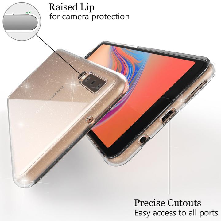 Actual product image Nalia Glitter mobile phone case (Samsung Galaxy A7 (2018))