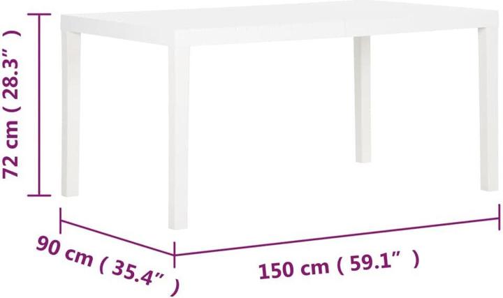 Produktbild vidaXL Galatia (150 x 90 x 72 cm)