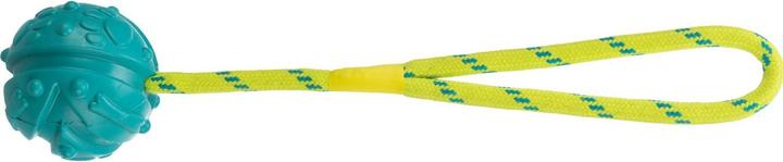 Actual product image Trixie Ball on rope (Retrieval, Dog chew toy)