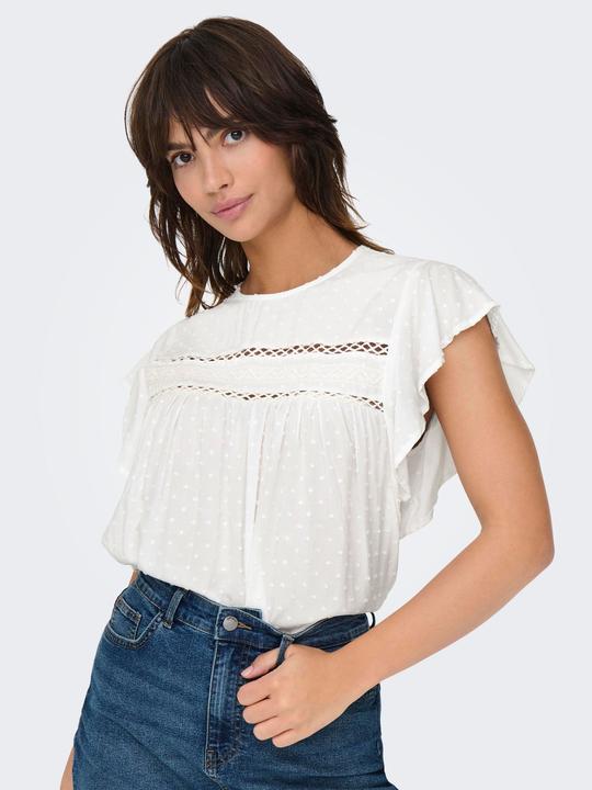 Produktbild JdY Locker geschnitten V-Ausschnitt Voluminöser Armschnitt Top Top (XL)