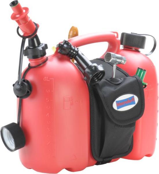 Produktbild Hünersdorff Satteltasche für Doppelkanister 6+3L schwarzPROFI