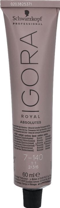 Actual product image Schwarzkopf Professional Igora Royal Absolutes S 7-140 Medium Blonde Cendré Beige Natural (Medium blonde, Beige)