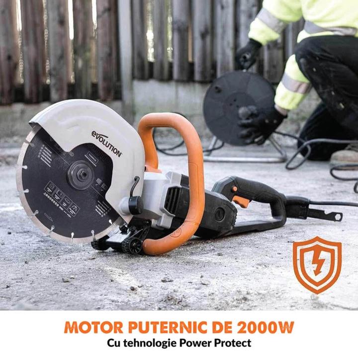 Actual product image Evolution Electric Concrete Saw Cutter