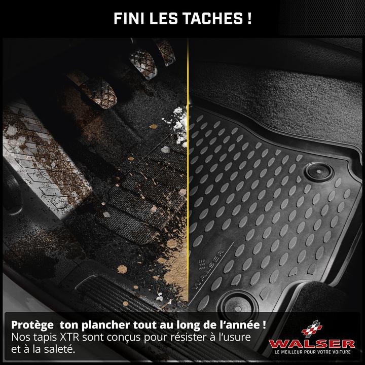 Actual product image Walser Rubber mats XTR for Fiat Grande Punto 06/2005-today, Fiat Punto 01/2012-today (2 front mats + 2 rear mats)