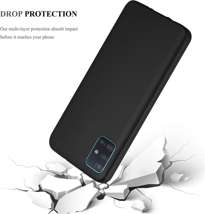 Produktbild Cadorabo TPU Matt Metallic Cover (Samsung Galaxy A71 5G)