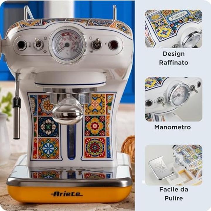 Image du produit Ariete 1389 Machine à café Positano
