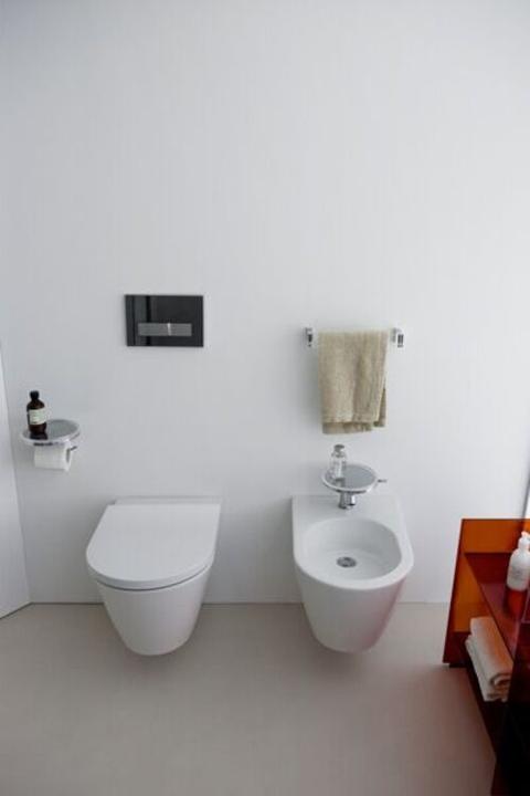 Produktbild Laufen Wandbidet KARTELL 1 Hahnloch-Ausführung weiss LCC