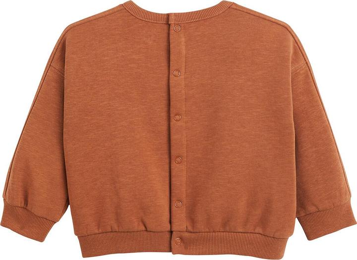 Immagine prodotto La Redoute Collections Felpa con collo rotondo e bottoni a pressione (60)