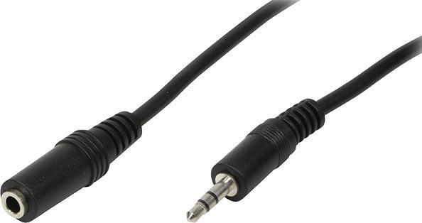 LogiLink 3.5mm Klinke – 3.5mm Buchse (3 m, AUX Kabel)