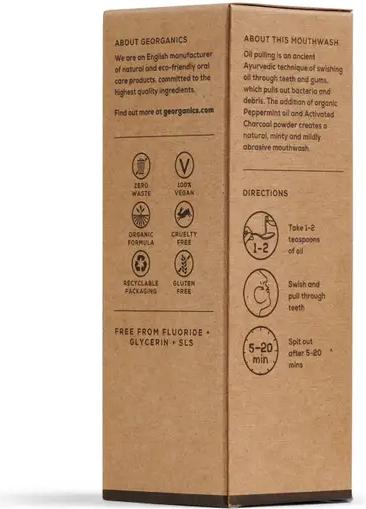Immagine prodotto Georganics Colluttorio per l'estrazione dell'olio (100 ml, Olio per la bocca)