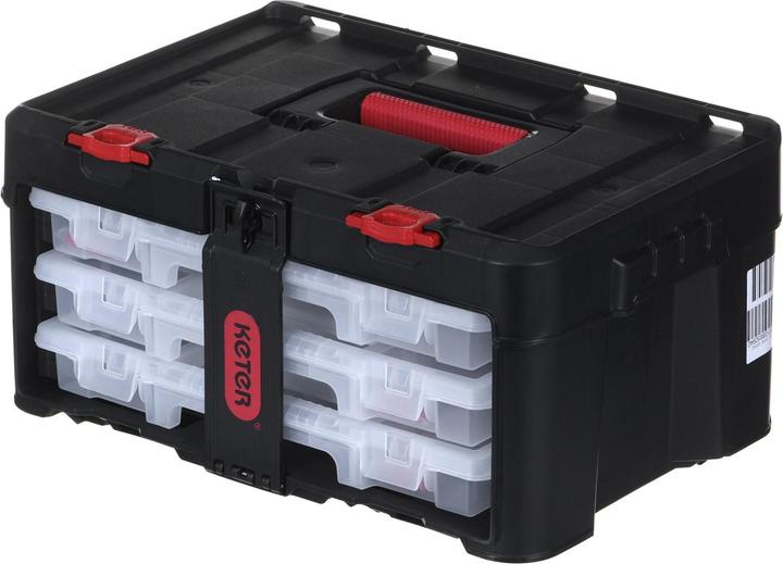 Keter Box with 3 organizers
