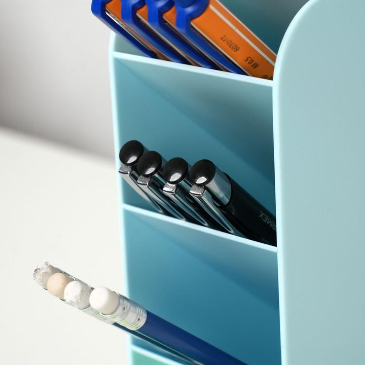 Produktbild Hermex Pen Desk-Organizer Stiftaufbewahrung Schreibtisch-Organizer Bürotisch-Stifthalter Stiftebox