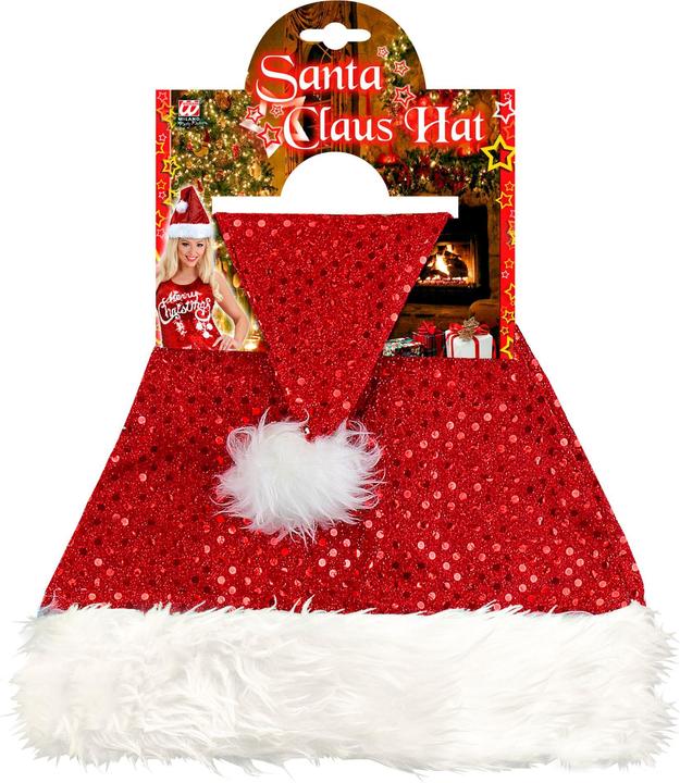 Immagine prodotto Widmann Cappello natalizio con paillettes e peluche