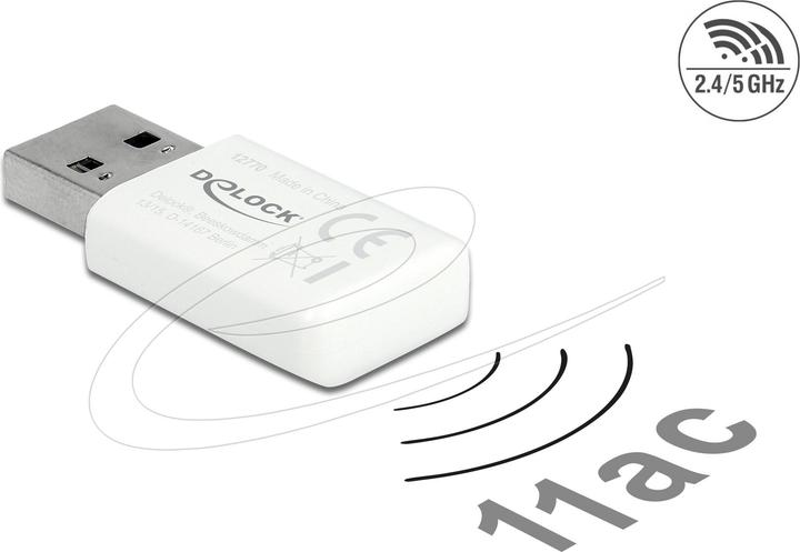 Produktbild Delock WLAN-AC USB-Adapter 12770 mit WLAN (USB)