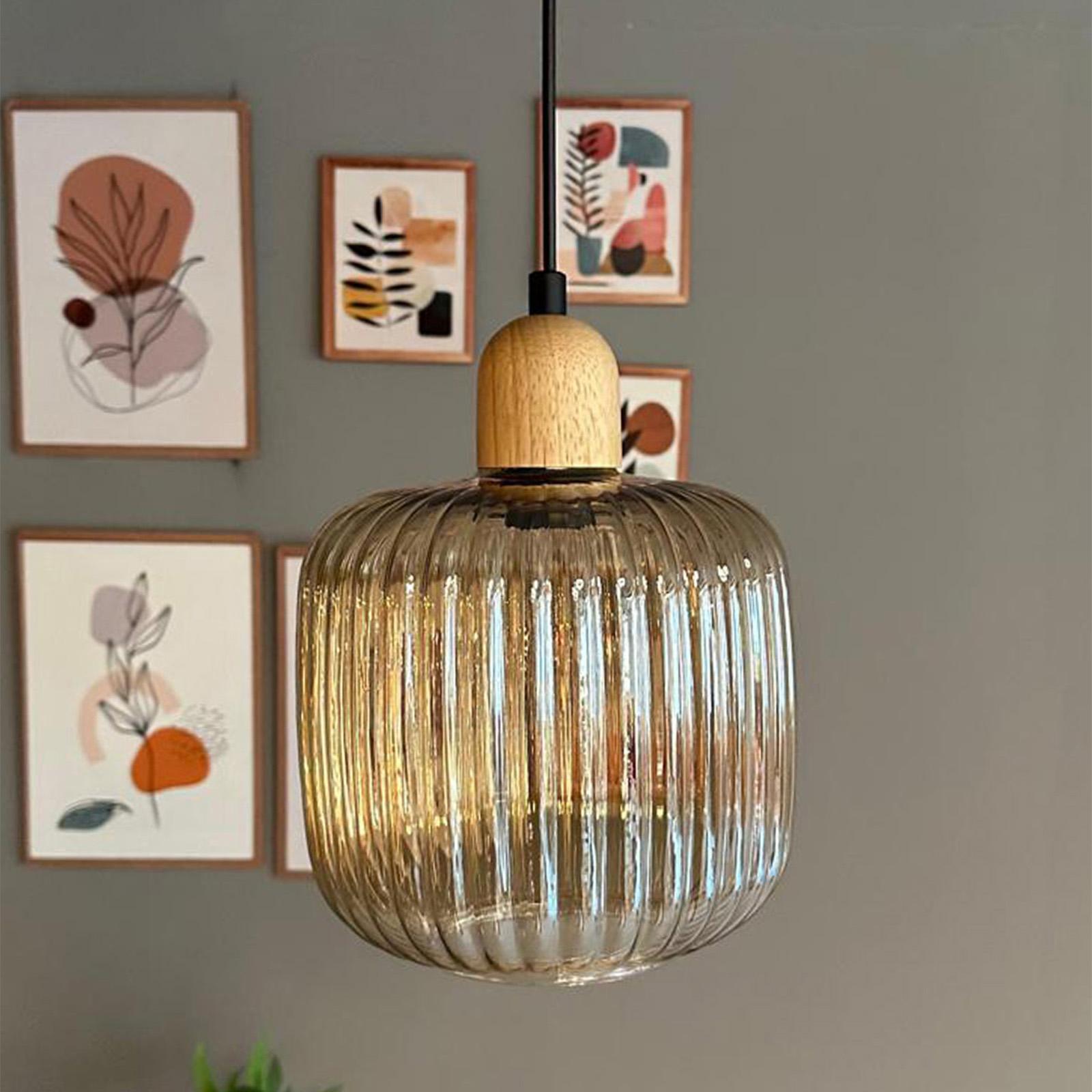 Bamyum, Lampada a sospensione, Mopa Pendelleuchte Glas (E27)