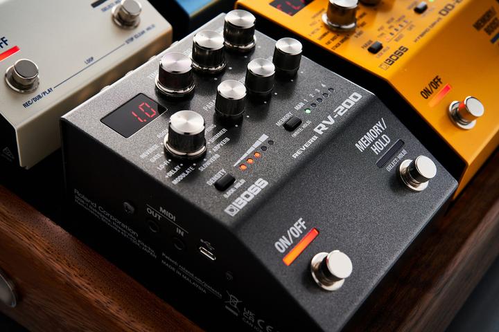 Actual product image BOSS RV-200 Reverb effectpedaal