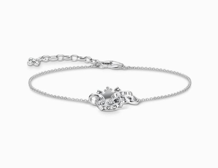 Immagine prodotto Thomas Sabo Bracciale corona d'argento (19 cm, Argento 925)