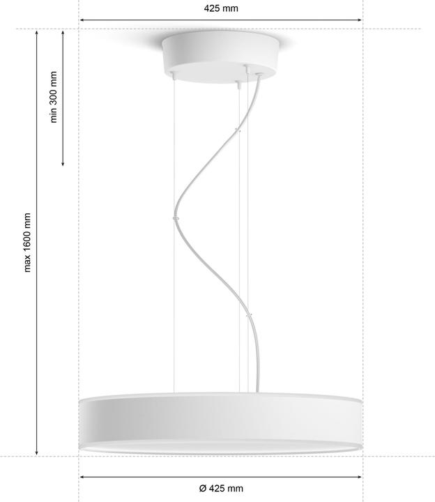 Actual product image Philips Hue White Ambiance Enrave (4300 lm)