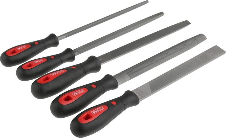 Actual product image RS PRO 5 Piece File Set Second Cut (200 mm)