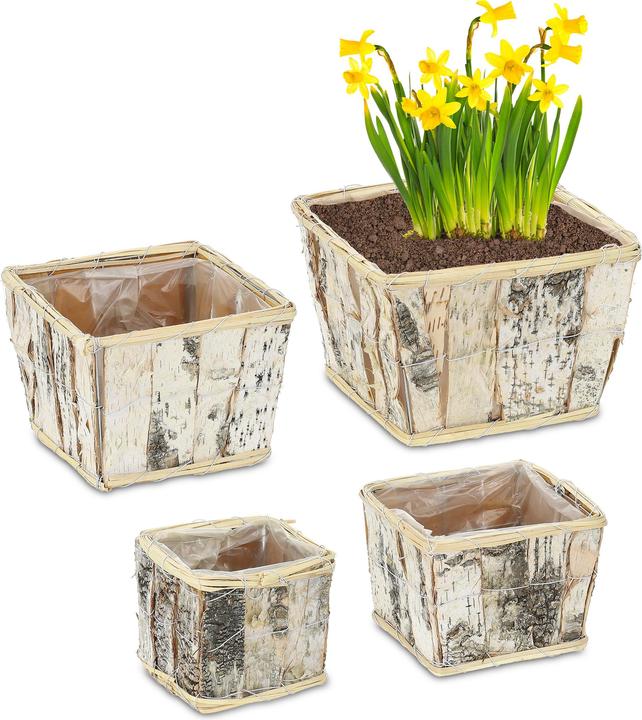 Produktbild Relaxdays 4x Blumentopf (23 cm)