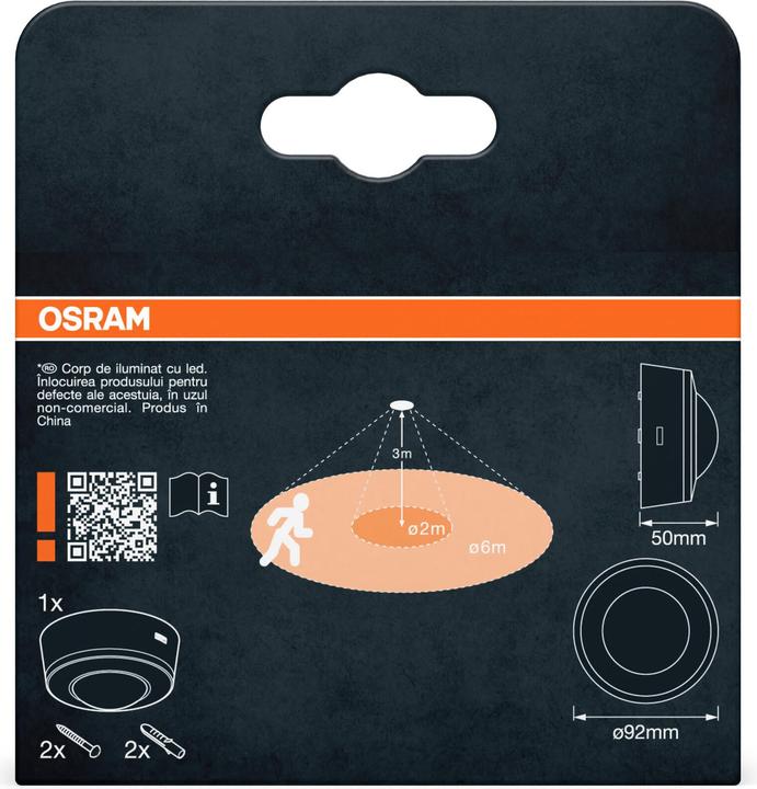 Productafbeelding Osram SENSOR PLAFOND IP44 360DEG IP44 WT (6 m)