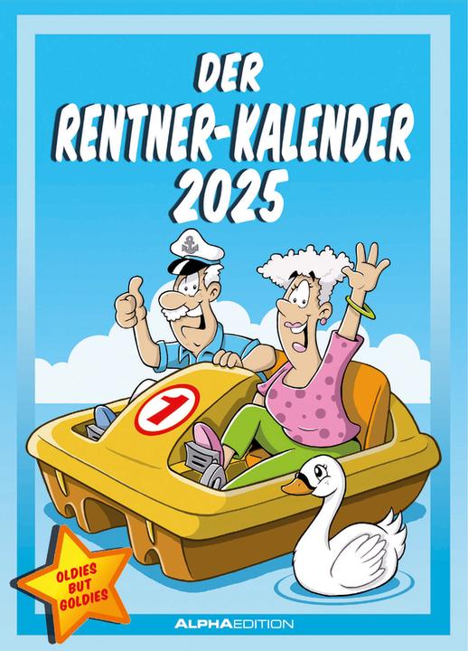 Image du produit Alpha Edition Der Rentner-Kalender 2026 - Bild-Kalender 23,7x34 cm - mit lustigen Cartoons - Humor-Kalender - (23.7 x 34 cm, Couverture rigide, Allemand)