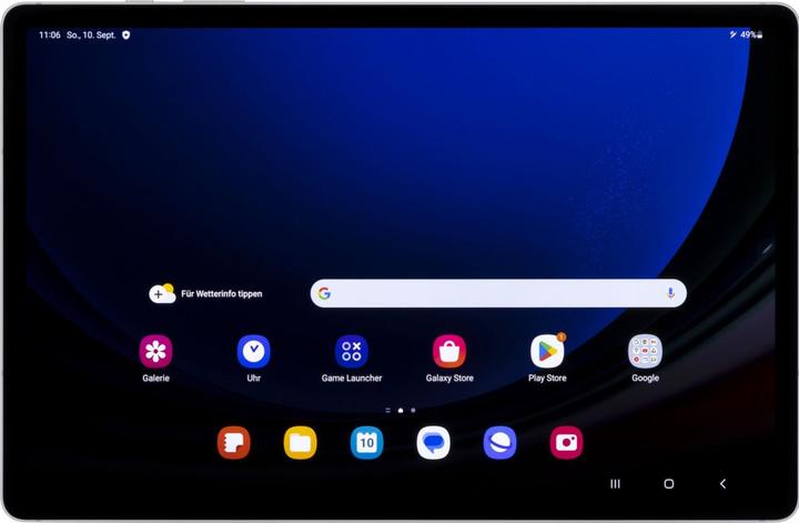 Image du produit Samsung Galaxy Tab S9+ (WLAN uniquement, 12.40", 256 Go, Beige)