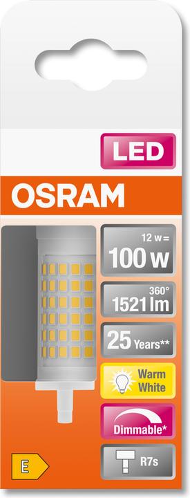 Produktbild Osram Led Line R7S (R7s, 12 W, 1521 lm, 1 x, E)