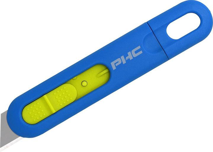 Dedra Safety knife PHC Volo Retract, automatically retractable, non-replaceable blade, blue (Cutters)