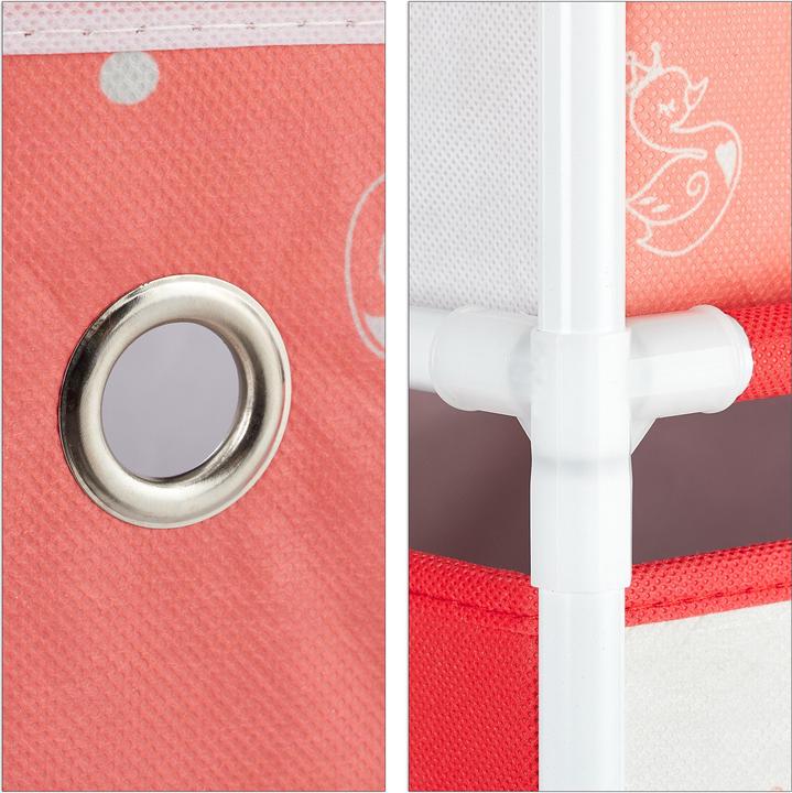 Actual product image Relaxdays Swan Kids' Shelf with Boxes