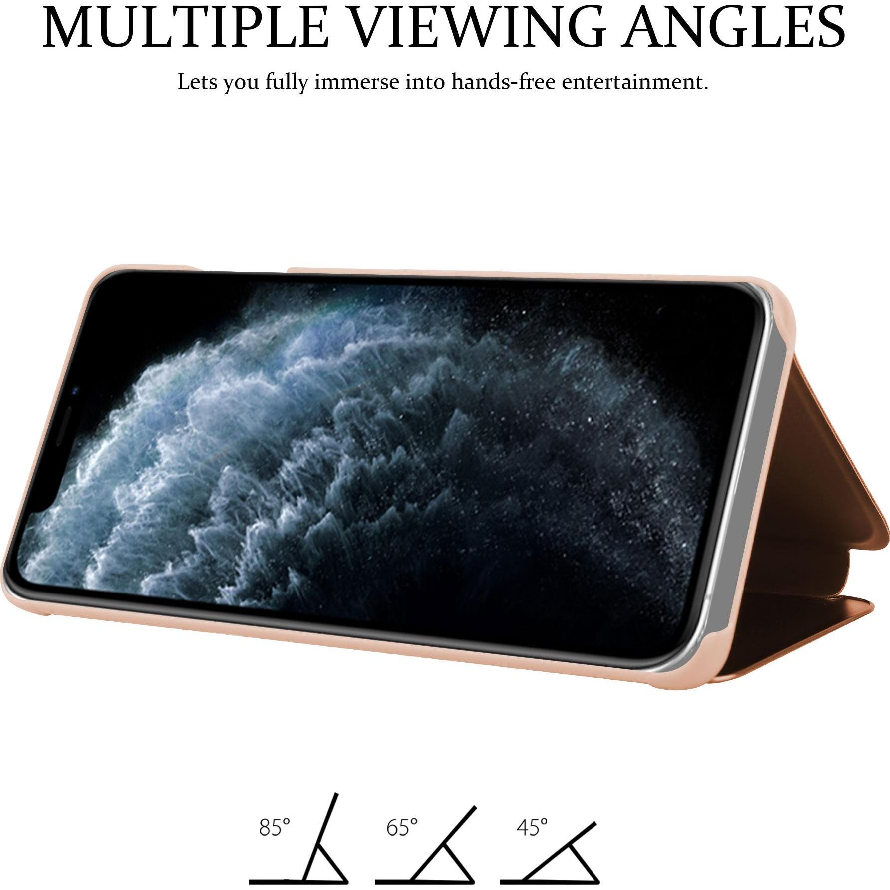Thumbnail - Cadorabo Book Smart View Spiegel Cover (Apple iPhone 11 Pro), Smartphone Hülle, Pink