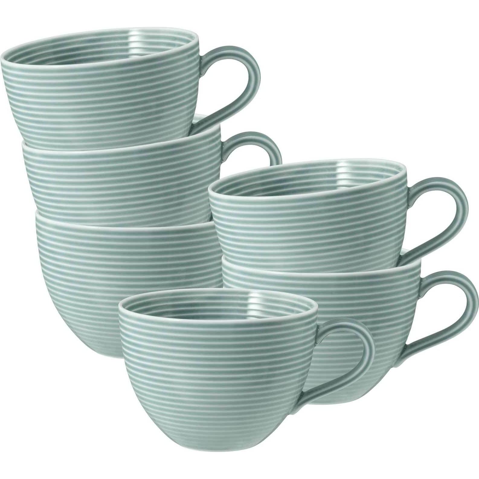 Seltmann, Tasse, Beat Color Glaze Milchkaffeetassen (350 ml, 6 x)