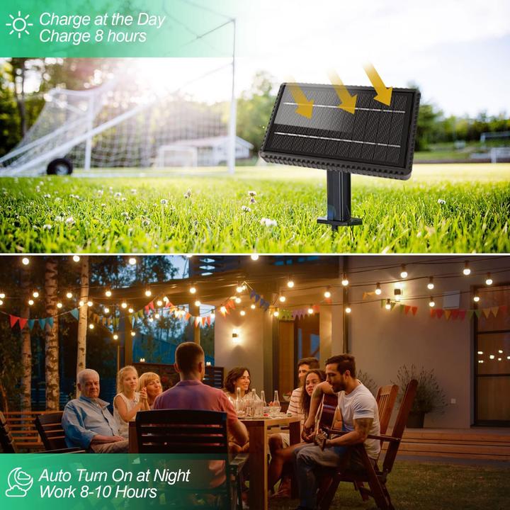 Image du produit Ghustar Guirlande lumineuse solaire (15 m)