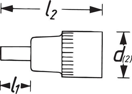 Actual product image HAZET Steckschlüsseleinsatz (10 mm)