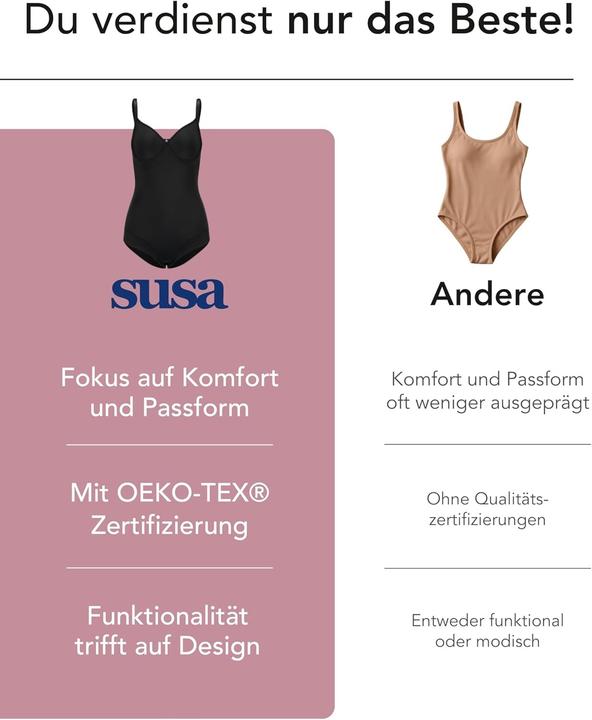 Produktbild Susa - Catania - Body (85E Schwarz) (85 E)