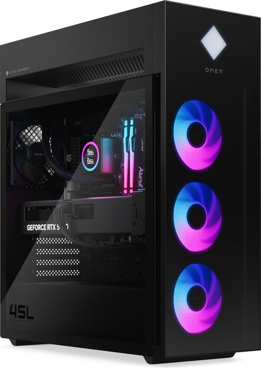 Image du produit HP OMEN Des - Komplettsystem - Core Ultra 9 - RAM: 32 GB DDR5 - HDD: 2.000 GB - NVIDIA GeForce... (1000 Go, 32 Go)