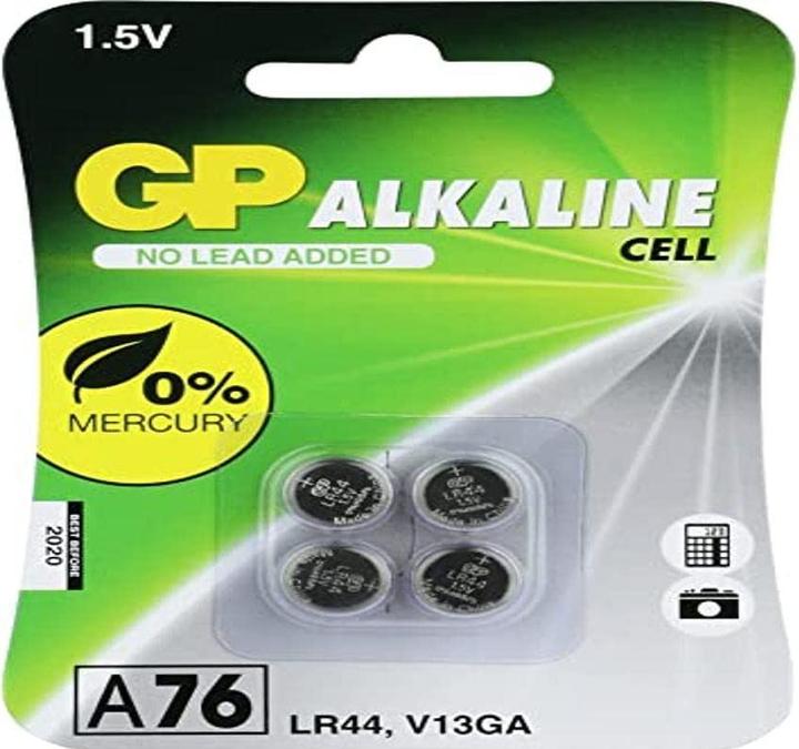 Actual product image GP Batteries Alkaline LR44 (4 pcs., LR44, 105 mAh)