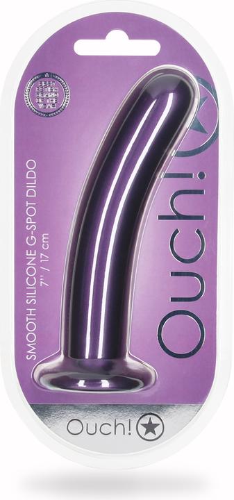 Produktbild Ouch! Smooth Silicone G-Spot Dildo - 7" / 17 cm