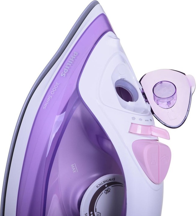 Image du produit Philips 3000 series DST3010/30 Fer à repasser à vapeur Semelle en céramique Violet (2000 W, 140 g/min)