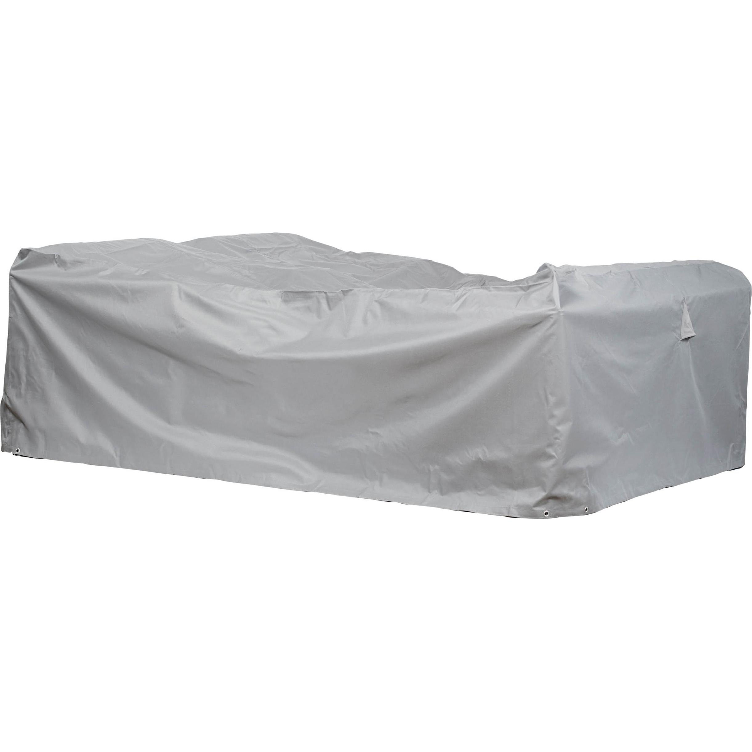 Mehr Garten, Wetterschutzhülle, Schutzhülle für Gartensofa-Set rechteckig / quadratisch 237 x 237 x 80 cm po