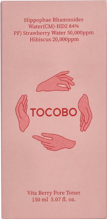 Actual product image Tocobo Vita Berry Pore Toner 150ml - Vitamin Facial Toner for Oily & Combination Skin (Face toner, 150 ml)
