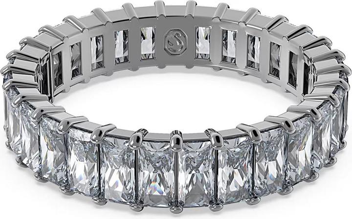 Produktbild Swarovski Matrix Ring Baguette Schliff Grau (55)