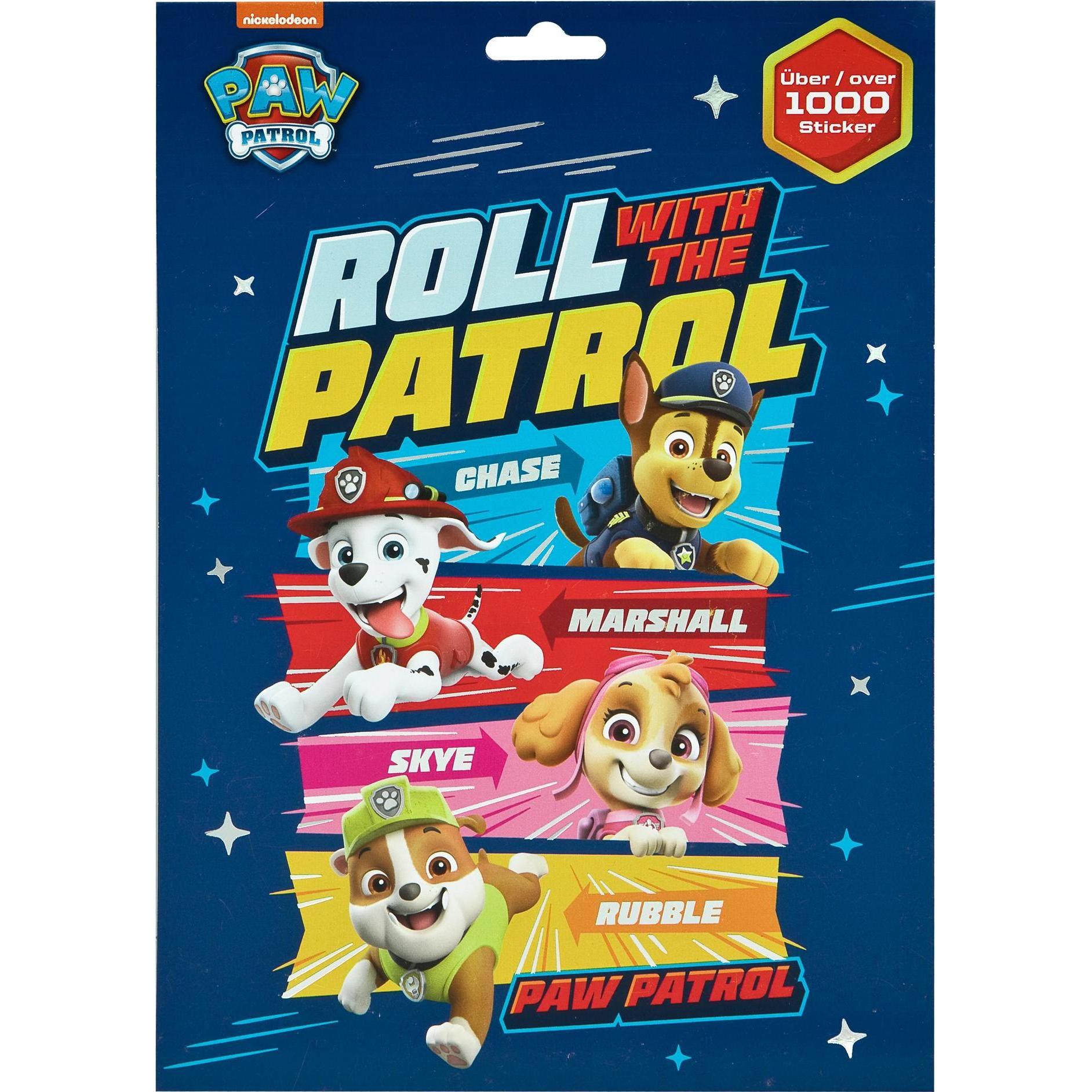 Undercover, Sticker, Adesivi Paw Patrol 17 fogli
