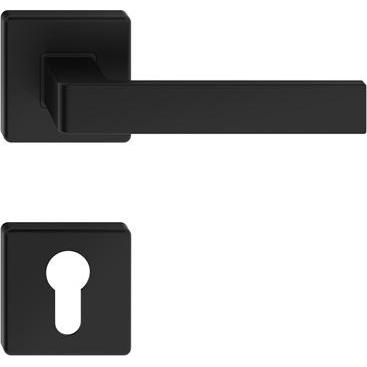 Luna, Türgriff + Fenstergriff, Door Set Ergo Line Black (Türgriff)