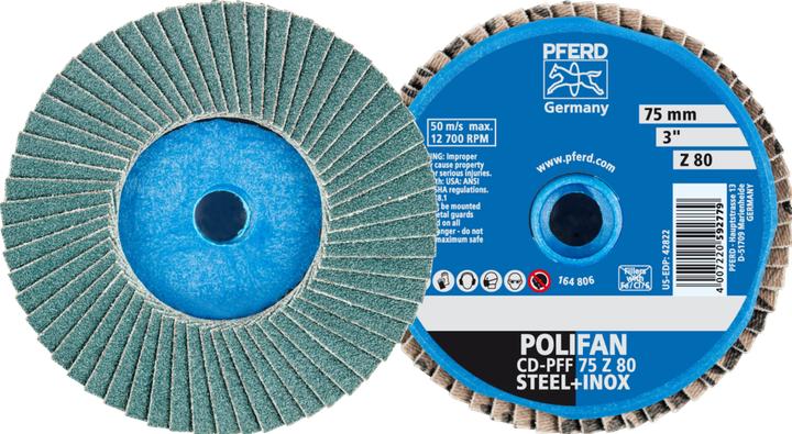 Image du produit Pferd Fächerschleifscheibe (80)