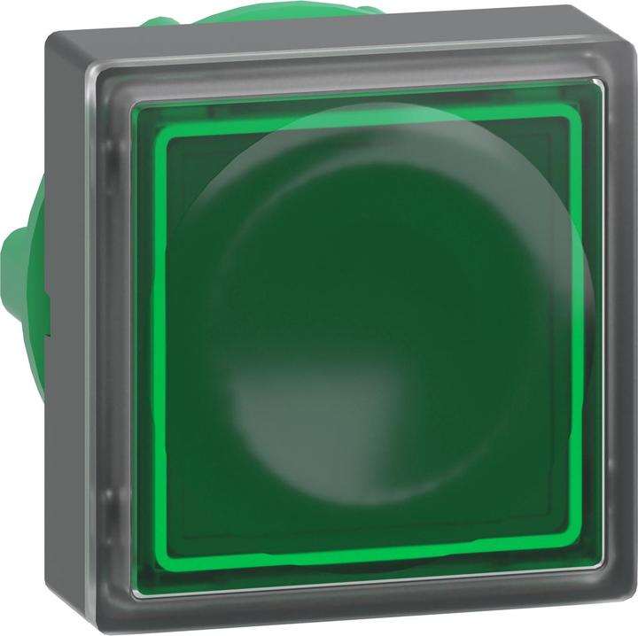 Produktbild Schneider Electric 22mm Push Button Green Square Illum